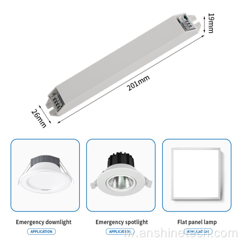 תאורת LED 15W Li-ion ספק חירום